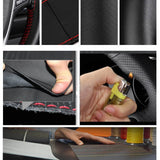 DIY Stitched Steering Wheel Cover for BMW E36, E46, E39, E83 & E53 – Microfiber Leather Interior Wrap