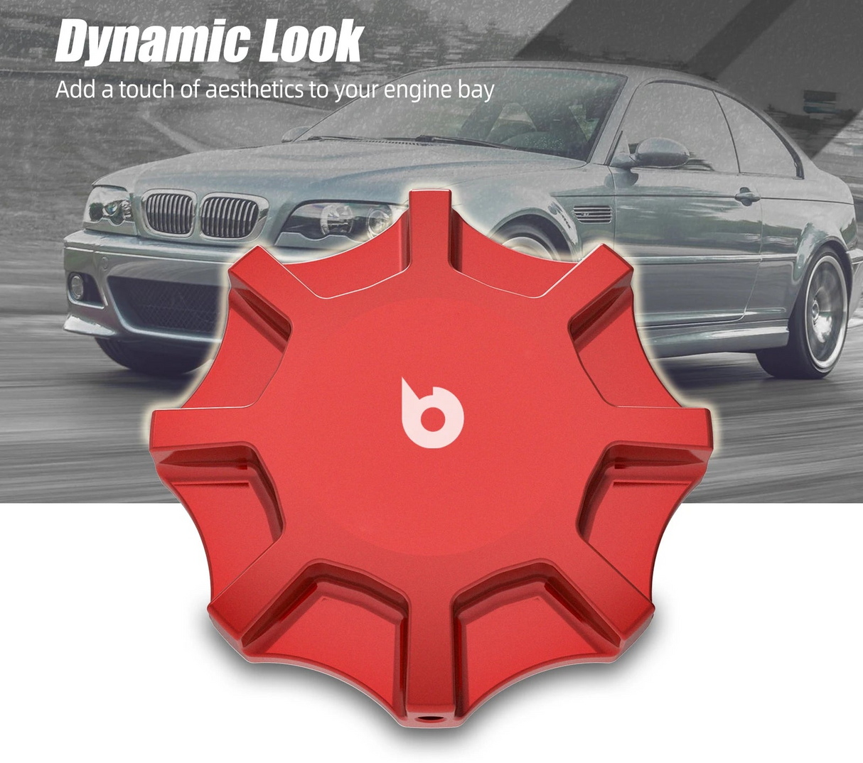 Billet Power Steering Reservoir Cap w/ Gasket – BMW E36 E46 E90 E92 E39 E60 E82 E87 X1 E84 X5 E53 Z3