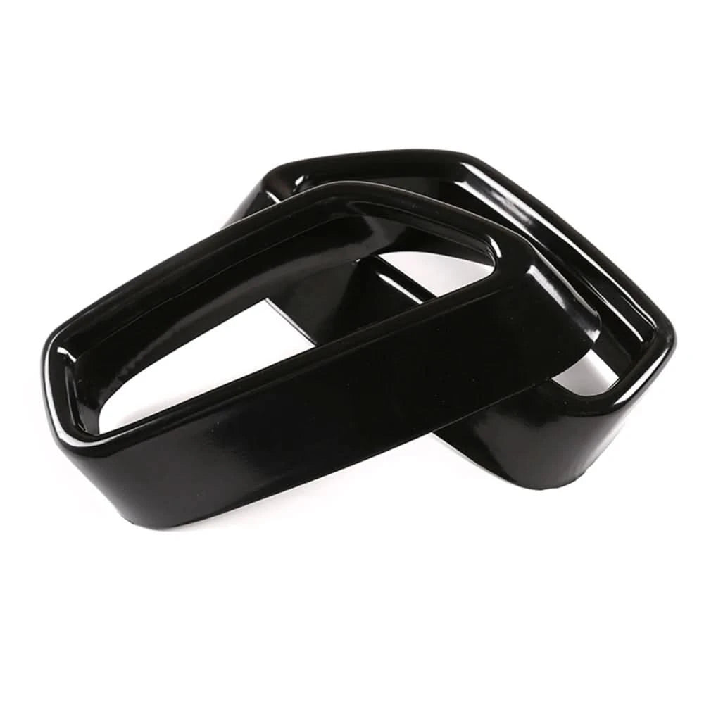 Black Stainless Steel Exhaust Tip Covers – For BMW 5 Series G30/G31 (2018–2021) Rear Muffler Trim Set – 2PCS