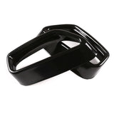 Black Stainless Steel Exhaust Tip Covers – For BMW 5 Series G30/G31 (2018–2021) Rear Muffler Trim Set – 2PCS