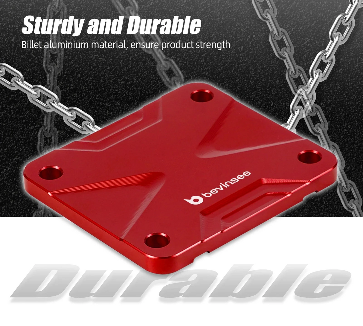 Toyota V6 Billet Timing Chain Cover Plate Upgrade (Replaces 11324-0P010)