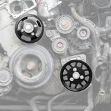 BMW M54 M52TU Aluminum Water Pump & Power Steering Pulley Kit – E46 E39 E38 X3 X5