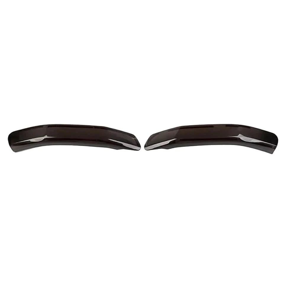 Smoked Front Fog Light Covers for Ford Mustang 2018–2023 | Gloss Black Fog Lamp Trim Upgrade