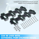 LS Cathedral-to-Rectangle Port Intake Manifold Adapter Plates (LS1 / LSA / LSX)