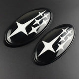 Acrylic Front Hood & Rear Trunk Emblem for Subaru – Logo Badge Sticker for Impreza, BRZ, WRX/STI, Legacy, Outback, Ascent & XV