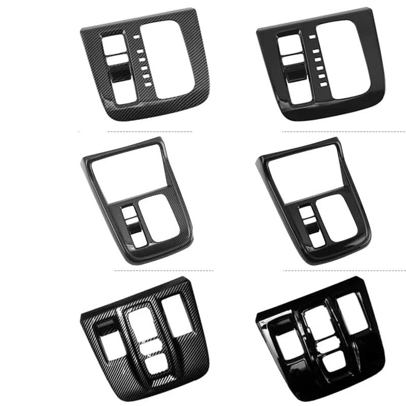 Honda CR-V 6th Gen Gear Shift Panel Trim – Carbon-Style ABS Interior Cover (2023–2025)