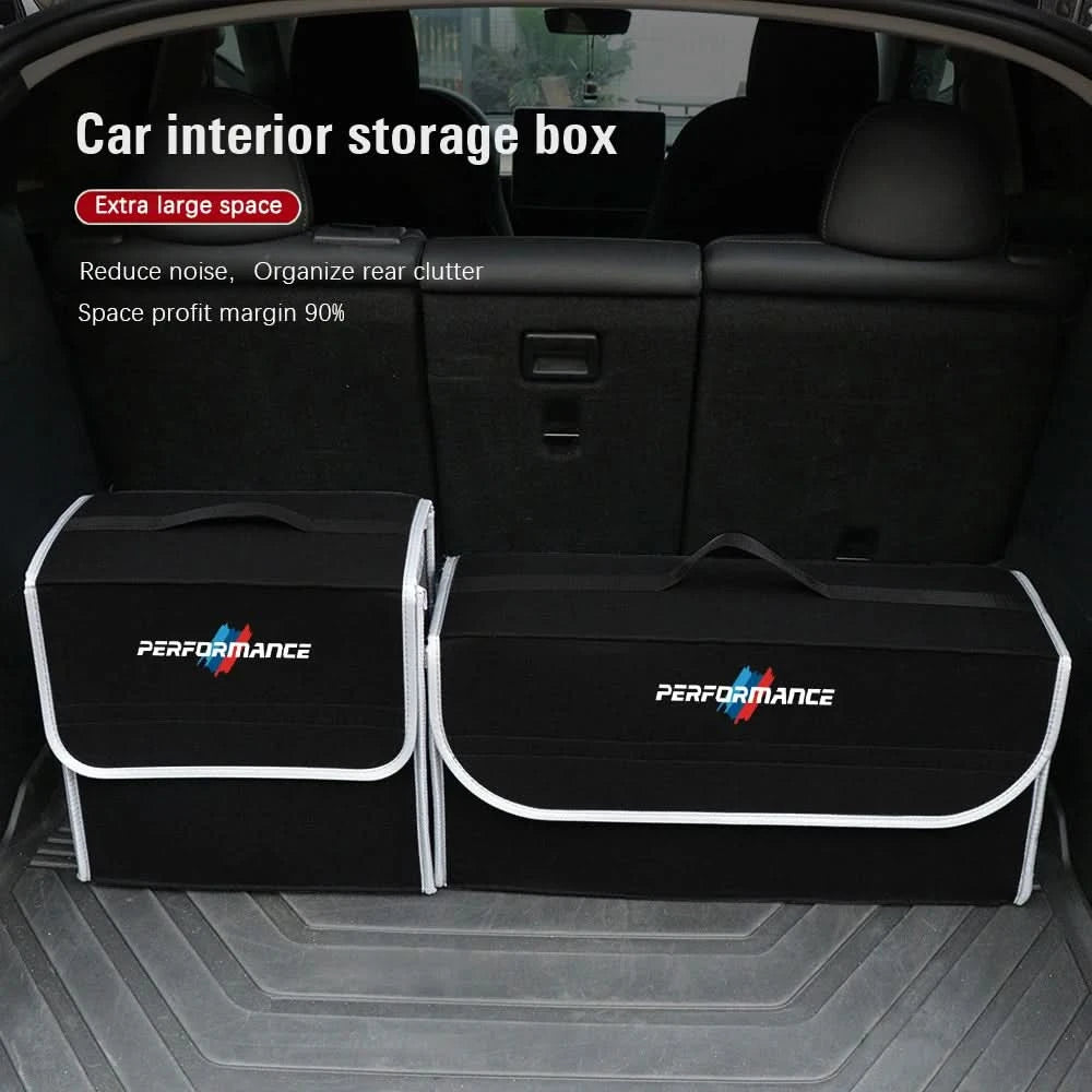 Foldable Car Trunk Organizer Storage Box – Large Capacity Cargo Organizer