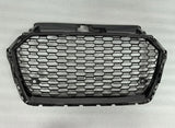 RS-Style Honeycomb Front Bumper Grille for Audi A3 / S3 8V 2017-2019 | Racing Mesh Hood Grill Upgrade