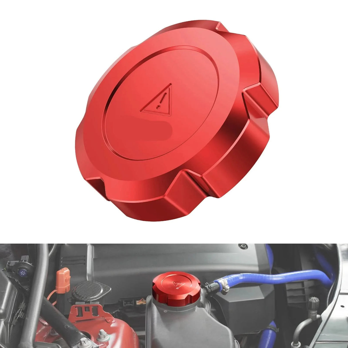 Billet Aluminum Coolant Reservoir Cap – BMW E-Series & F-Series Platforms