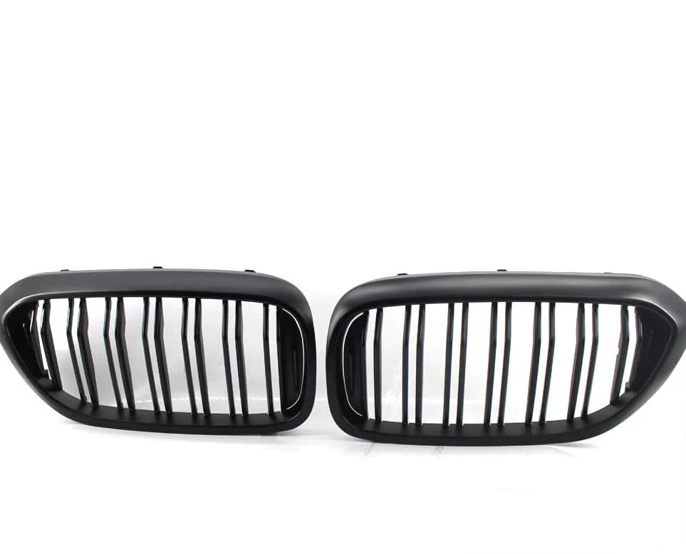 Gloss Black Double Slat Kidney Grille for BMW 5 Series G30 G31 520i 530i 540i M5 (2017–2020) – Front Racing Grilles Upgrade