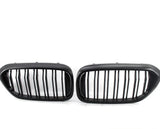 Gloss Black Double Slat Kidney Grille for BMW 5 Series G30 G31 520i 530i 540i M5 (2017–2020) – Front Racing Grilles Upgrade
