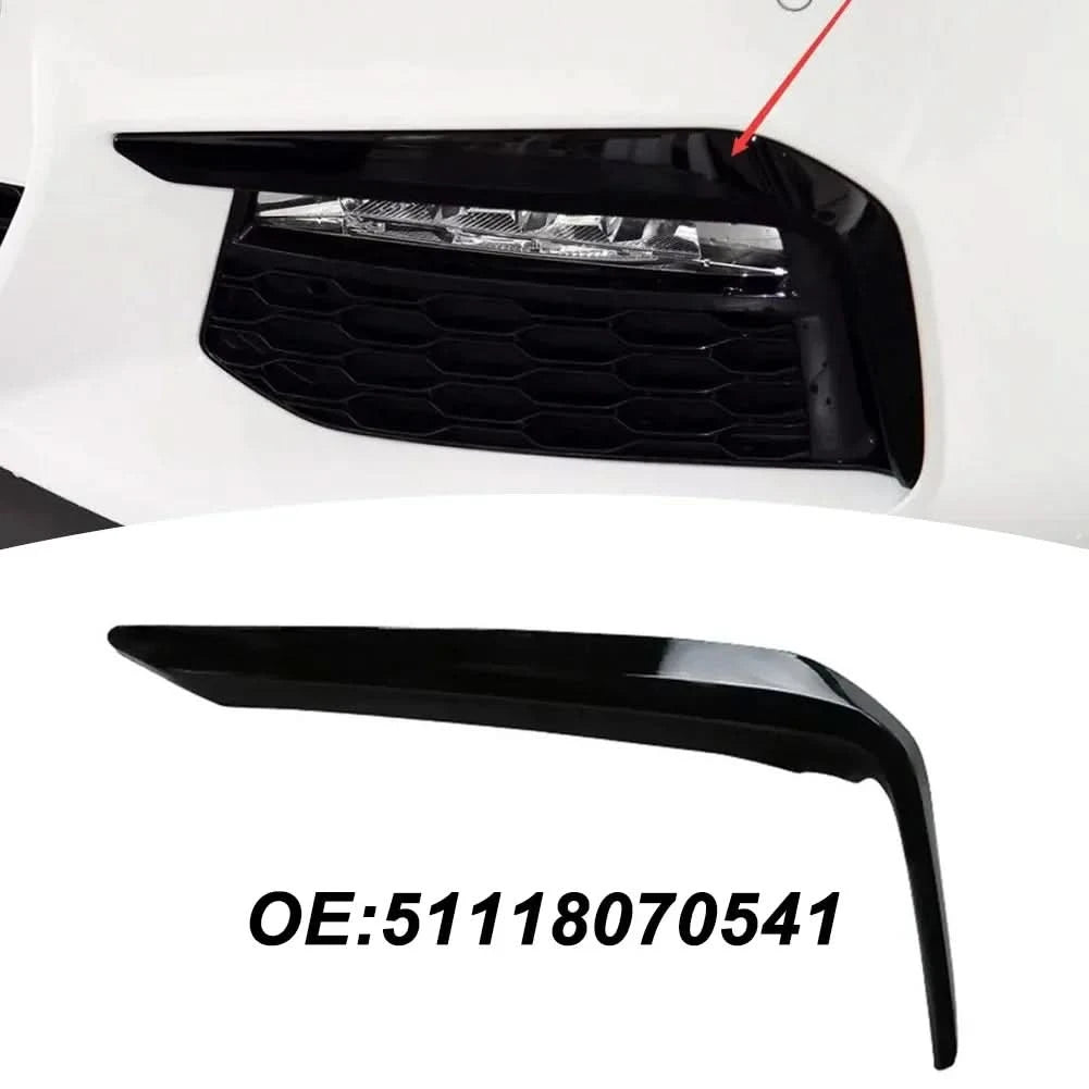 Front Fog Light Eyelid Trim Covers for BMW 5-Series G30 / G31 M-Sport (2016–2020)