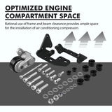 Chevrolet LS Gen 3 / Gen 4 Truck & SUV Passenger Side Low Mount A/C Compressor Bracket Kit for Sanden SD7B10 / 7176 Compressor (1999 - 2013)