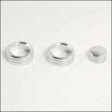Corvette C6 Aluminum Climate Control Knob Rings – Interior Trim Upgrade (2007–2013, 3-Piece Set)