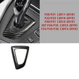 Carbon Fiber Style Gear Shift Surround Trim – BMW 1/2/3/4 Series F-Chassis (F20/F30/F32 + More)