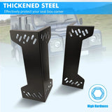 Steel Seat Box Corner Carpet Protectors (Pair) – Defender 1987+ | Interior Scuff & Impact Guards
