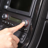Corvette C6 Aluminum Climate Control Knob Rings – Interior Trim Upgrade (2007–2013, 3-Piece Set)