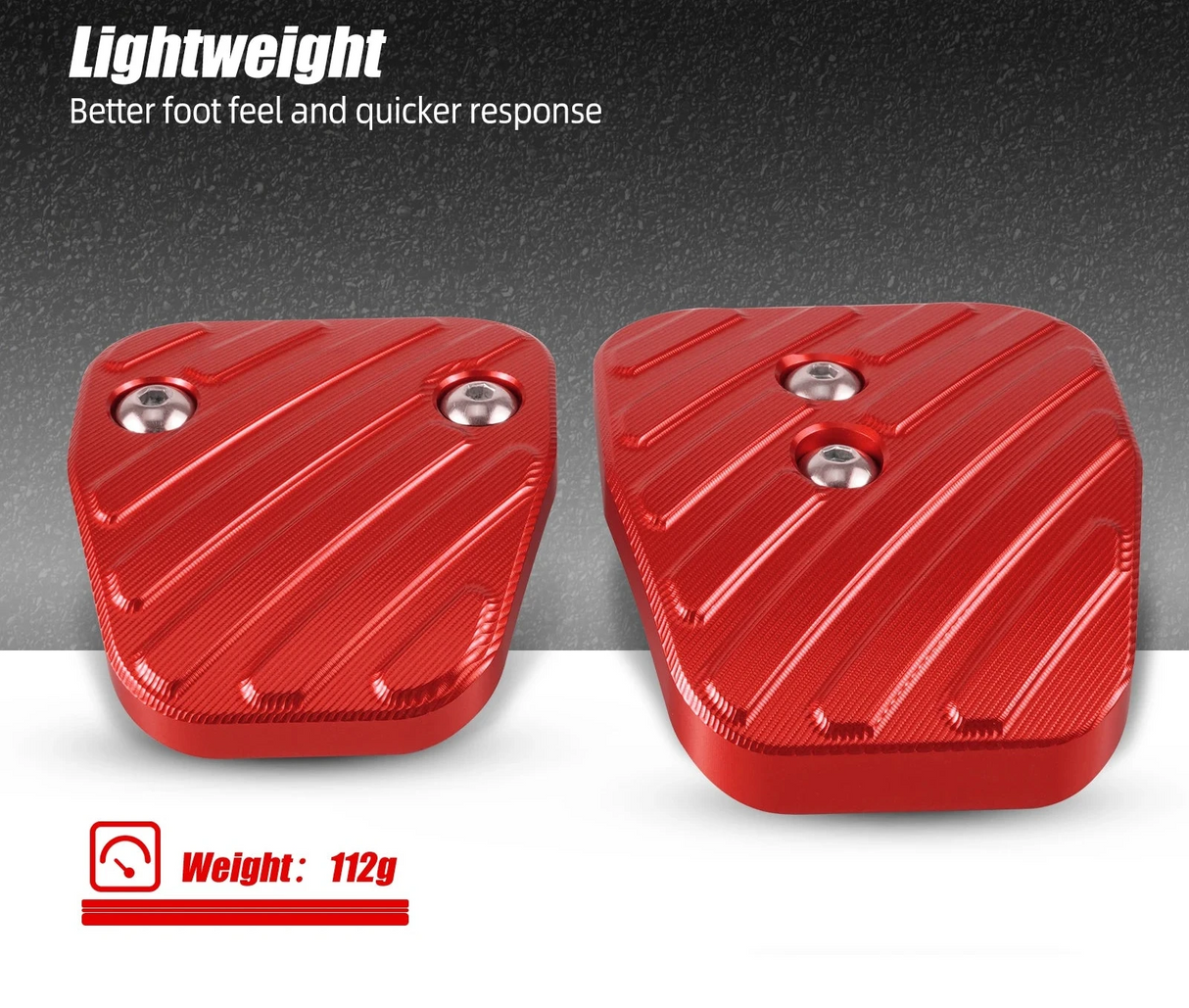 Billet Aluminum Manual Clutch & Brake Pedal Kit – MK7/MK8 Platform (Manual Transmission Only)
