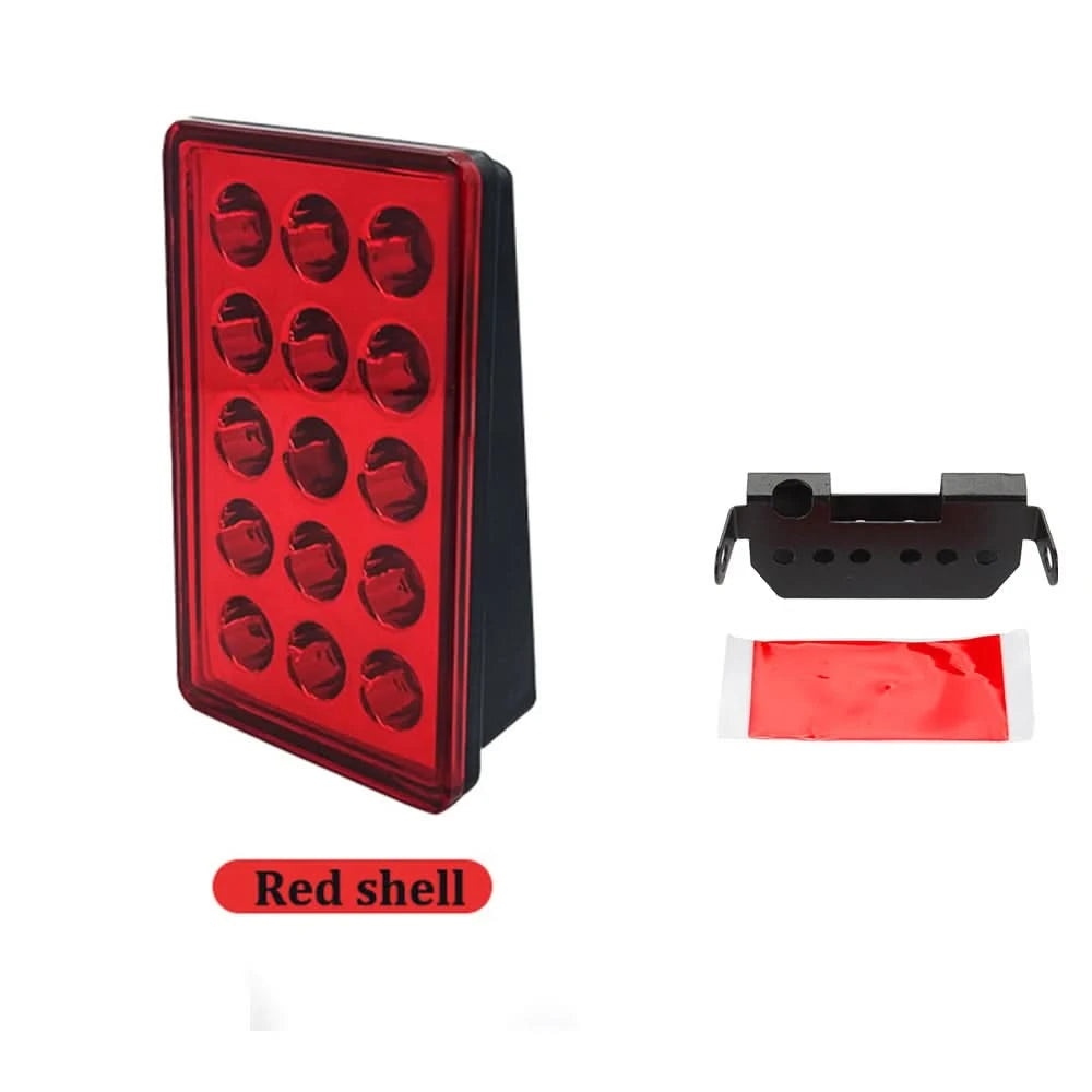 F1-Style LED Rear Brake Light – 12V Strobe & Running Light Warning Lamp (Universal Fit)
