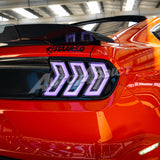 2015-2023 Mustang S550 Heritage-X™ RGB Taillights Amber Turn Signal Sequential w/ Animation
