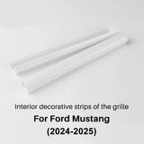 Ford Mustang Front Grille Trim Strips – Sport Styling Accent Pair (2024–2025)