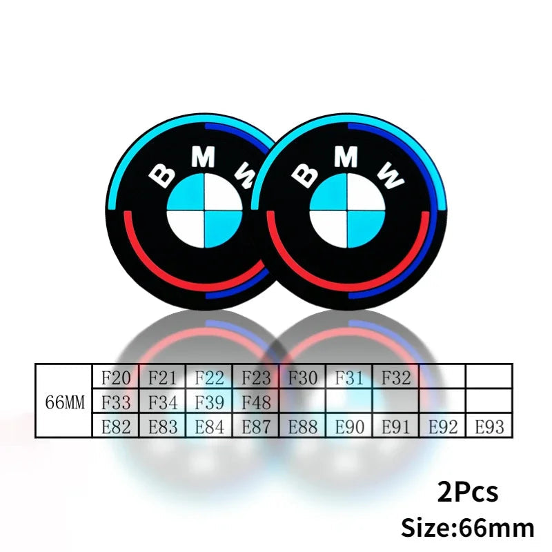 Silicone Cup Holder Coaster Set for BMW – 2PCS Interior Cup Mat for X1 X2 X3 X4 X5 X6 & 1–7 Series (Multiple Chassis Fitment)