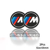 Silicone Cup Holder Coaster Set for BMW – 2PCS Interior Cup Mat for X1 X2 X3 X4 X5 X6 & 1–7 Series (Multiple Chassis Fitment)