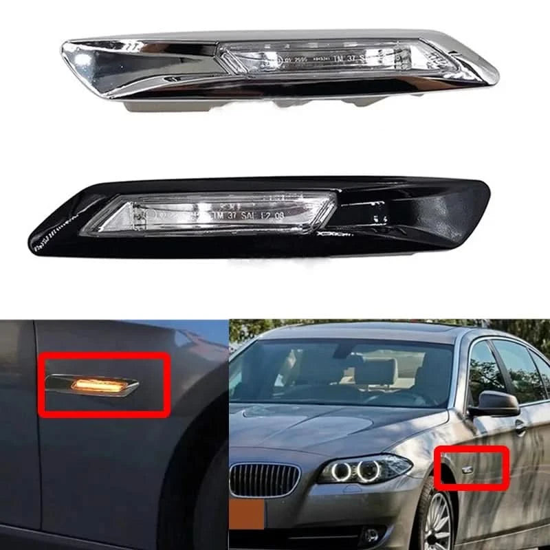 BMW 5 Series F10 / F11 / F18 2011–2017 Front Side Marker Turn Signal Light