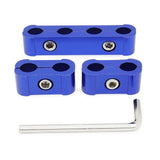 Aluminum Spark Plug Wire Separator Clamp Kit (8mm–10mm) – Engine Bay Dress-Up Set