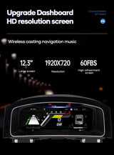 VW Golf MK7 Digital Instrument Cluster – 12.3” HD Virtual Dashboard Upgrade (2013–2020)