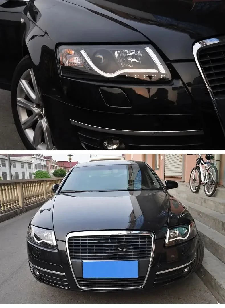 Audi A6 LED Headlight Upgrade 2005–2012 | Projector Headlights with DRL (C5 / C6)