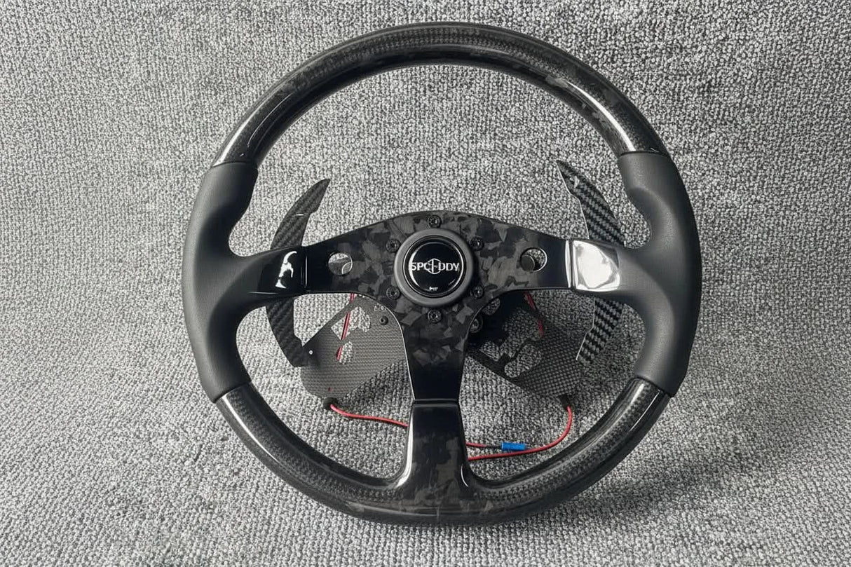 BMW Carbon Fiber Magnetic Shift Paddle Bracket – Steering Wheel Button Retention Mount