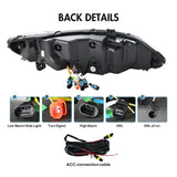 Honda Civic LED Projector Headlights with DRL – Full Assembly Pair (2006–2011)
