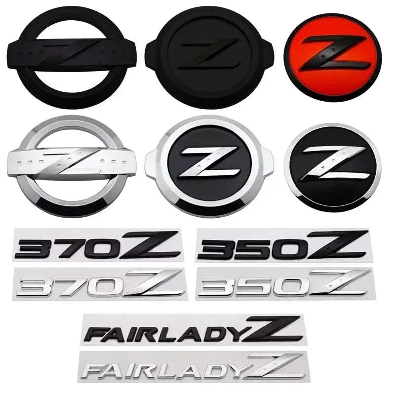 Nissan Z 3D Trunk Emblem Badge – ABS & Metal Rear Logo Decal