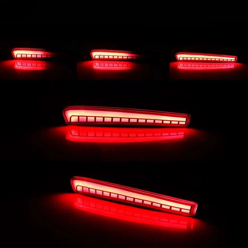 LED Rear Bumper Reflector Lights for Toyota Corolla (2020–2025) – Start-Up Animation, Sequential Turn Signal, Brake & Tail Lamp Upgrade