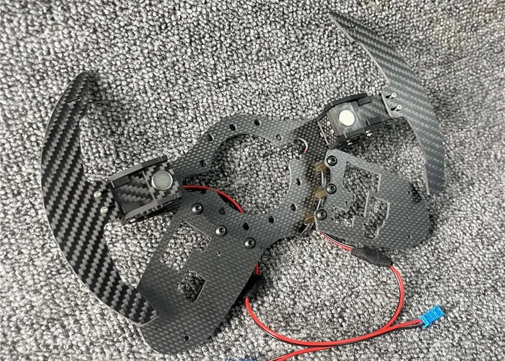 BMW Carbon Fiber Magnetic Shift Paddle Bracket – Steering Wheel Button Retention Mount
