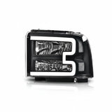 LED DRL Bar Headlight Assembly for 2005–2007 Ford F-250/F-350/F-450/F-550 Super Duty & 2005 Excursion – Chrome
