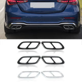 Rear Exhaust Muffler Cover Trim Set For Mercedes‑Benz C‑Class W206 (2021+)