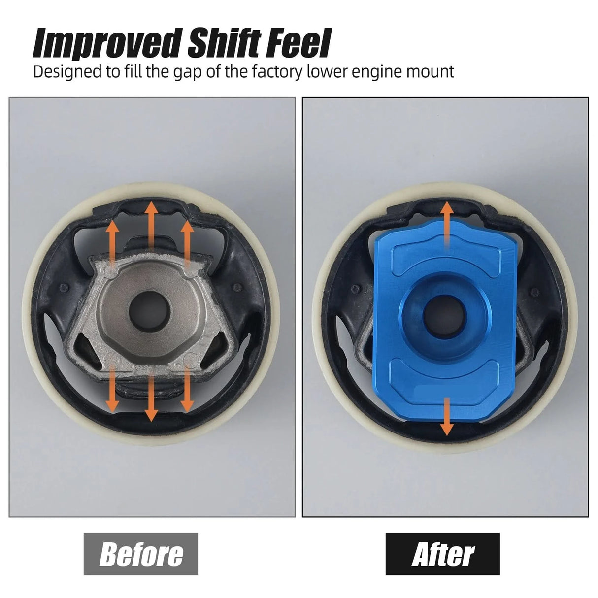 MQB Billet Lower Engine Mount Insert – Golf MK7 / MK8, A3 / S3, MQB Platform