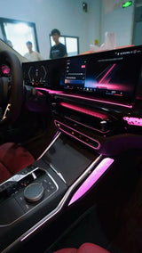 BMW G-Series Crystal Center Console Ambient Light – 11-Color Interior Saddle Lighting Upgrade