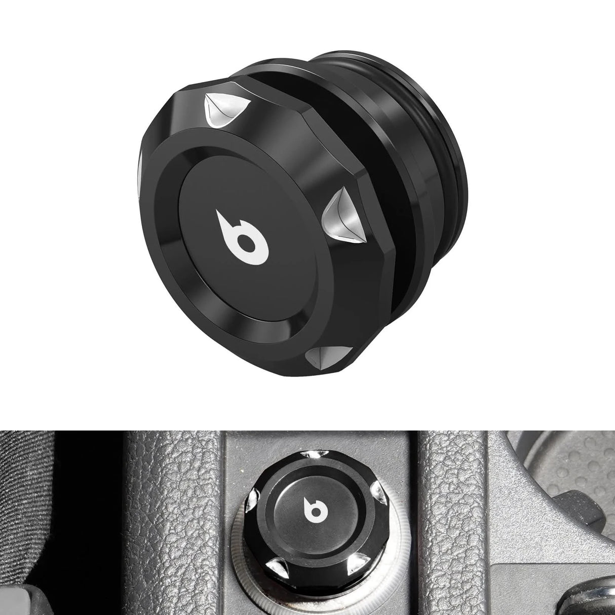 CNC Aluminum 12V Cigarette Lighter Socket Plug – Universal Fit