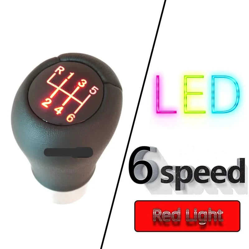BMW LED Illuminated Gear Shift Knob – 5 & 6 Speed Manual Shifter Upgrade