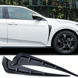 Universal Side Fender Vent Covers – Air Vent Wing Trim for Cars, SUVs & Trucks | Exterior Styling Upgrade (Pair)