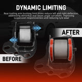 BMW 3 Series E36 E46 / X3 E83 / Z4 E85 E86 85A Polyurethane Rear Trailing Arm Bushing Limit Spacers 1992 - 2010