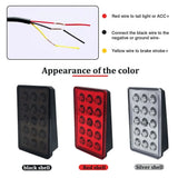 F1-Style LED Rear Brake Light – 12V Strobe & Running Light Warning Lamp (Universal Fit)