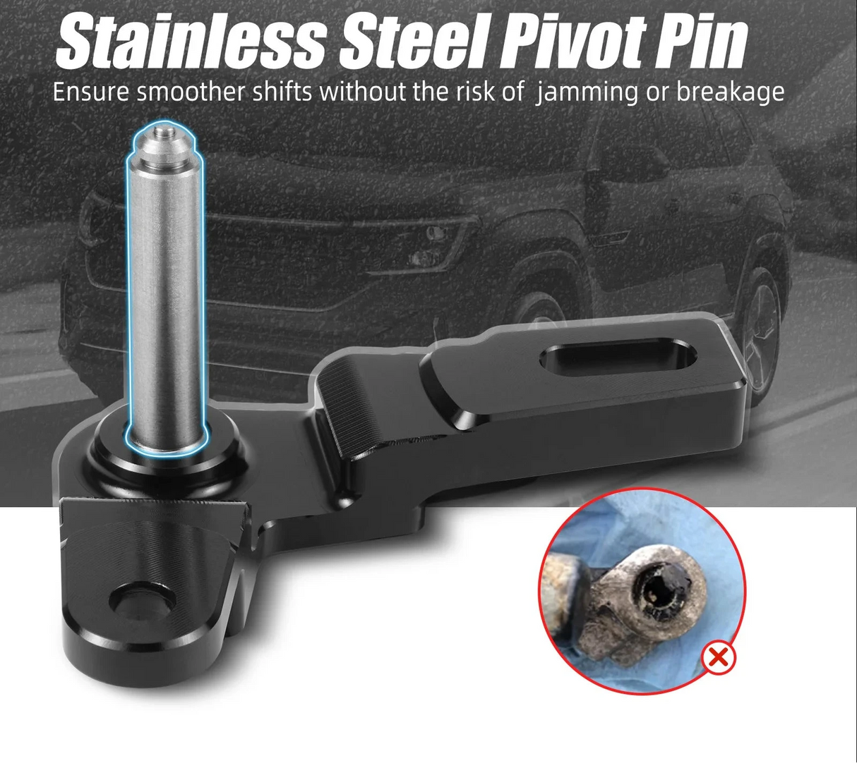 Adjustable Short Shifter Arm & Shift Lever Kit – 6-Speed MQ350 Transmission