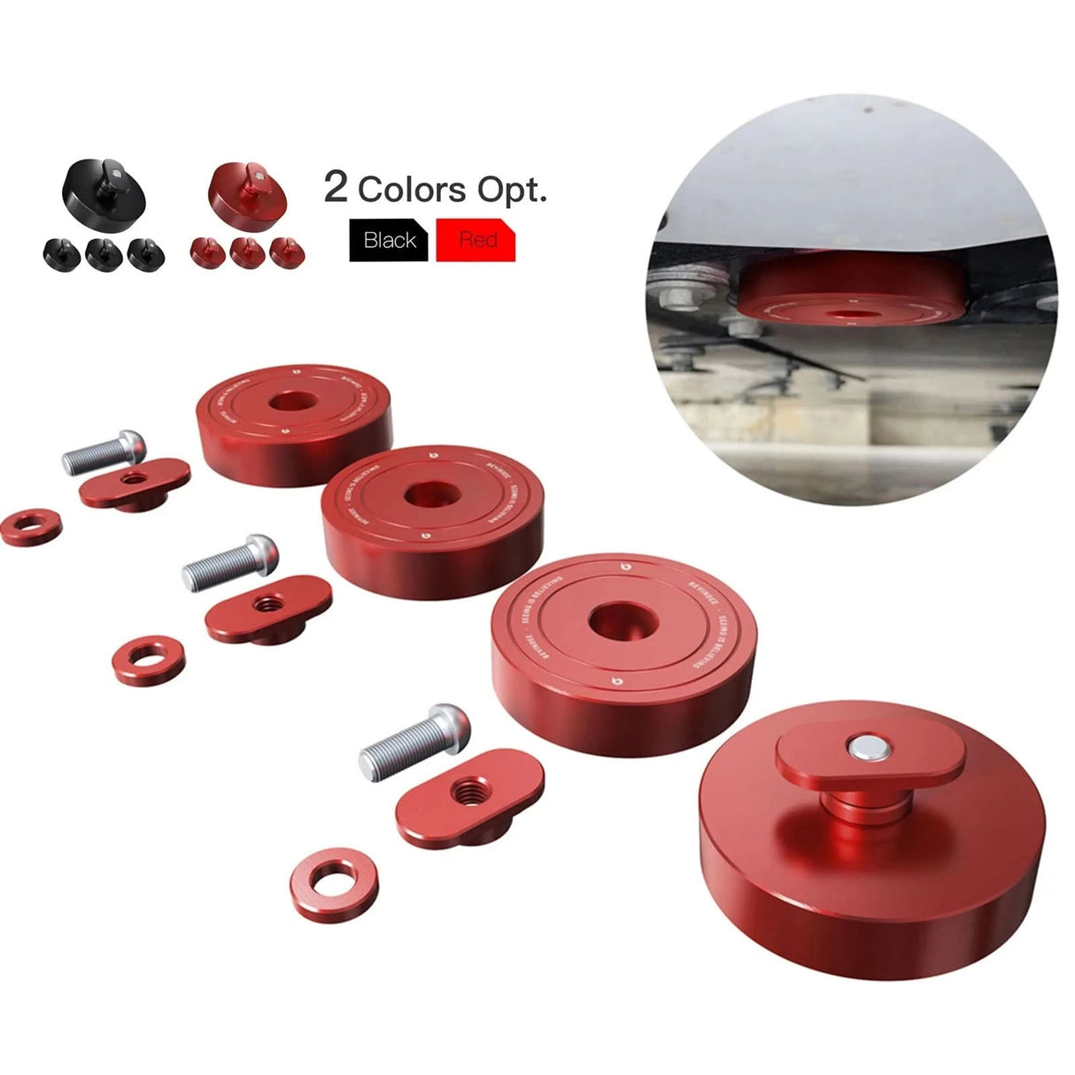 Corvette Jack Pad Lift Pucks (Set of 4) – C5 / C6 / C7 / C8