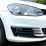Gloss Black Front Fog Light Grille Covers for VW Golf GTI MK7 (2014–2017) – Lower Bumper Mesh Inserts