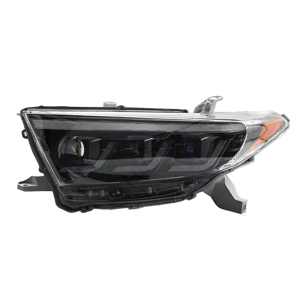 LED Headlight Assembly with Sequential Turn Signals & DRL – Toyota Highlander (2011–2014)