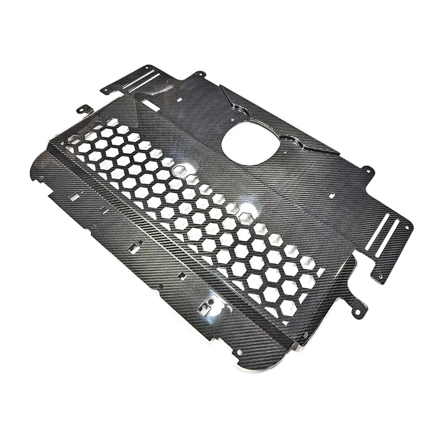 BMW G8X Dry Carbon Fiber Engine Lower Cover – Front Underguard Skid Plate (2021–2025)